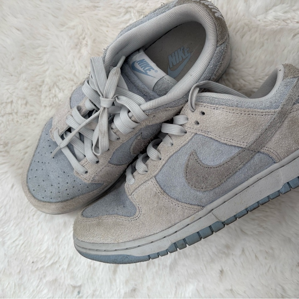 Nike Light Gray and White Athletic Shoes